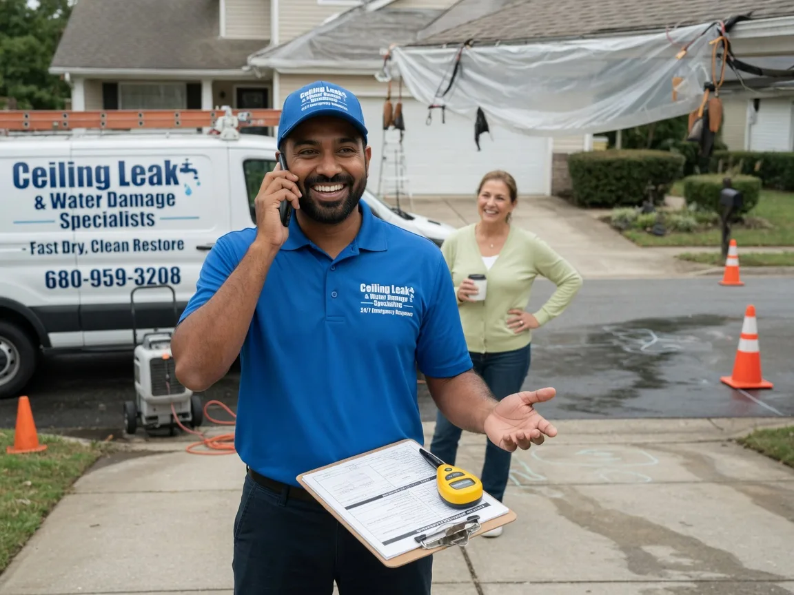 Ceiling Leak Cleanup Boswell, IN FAQs